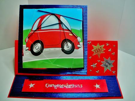 Funky Car Twisted Spiral Side Stacker by Natasha Lowe