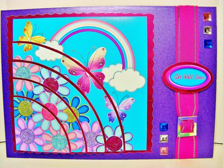 Flowers & Butterflies Corner Stacker by Natasha Lowe