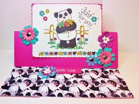 Panda Plushie 1 Background by Natasha Lowe