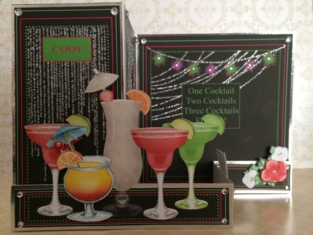 Z Fold One Cocktail Two Cocktails Three Cocktails Floor including Template by Natasha Marr
