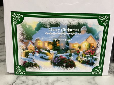Snowy winter cottages 11 by Michelle Wesley