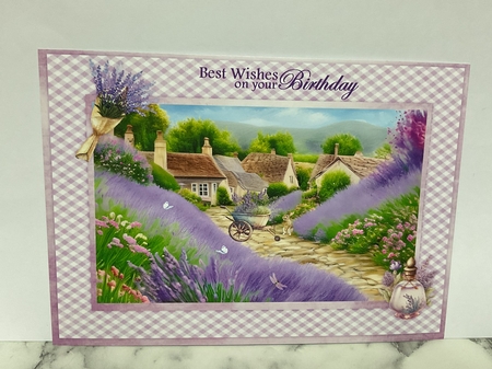 Through the lavender  by Michelle Wesley