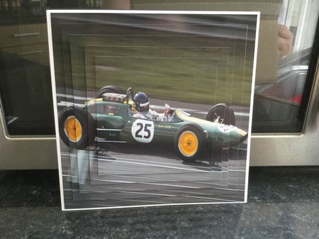 Sport - Vintage Racing Car  - Pyrimage/Pyramid + Insert & Tag by Michelle Wesley