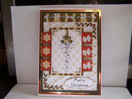 Rectangle Sketch Card - Christmas Bells by Michelle Wesley