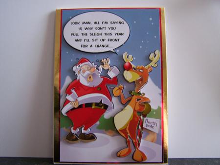 Cheeky Rudolf. by Michelle Wesley
