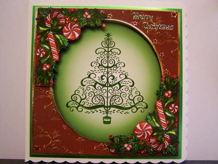 Candy Canes & Christmas Tree by Michelle Wesley