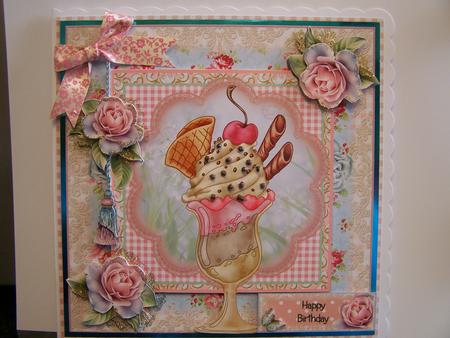 Knickerbocker Glory! Card Front Kit by Michelle Wesley