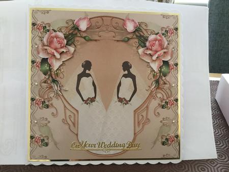 Vintage Wedding Silhouette Reflection by Michelle Wesley