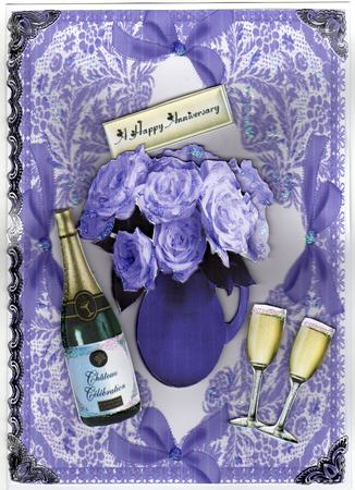 Lilac & Lace, with Champagne by Kay Bowley