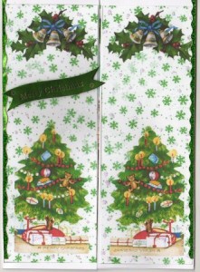 Christmas Church Scene Gate Fold by Kay Bowley