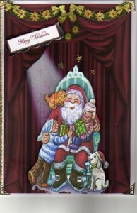 Lovely Santas Grotto Quick Card by Kay Bowley