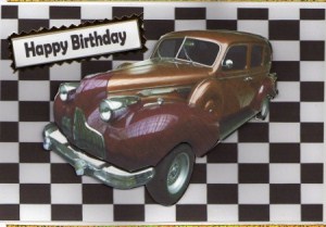 Lovely Vintage Car on Effective Background by Kay Bowley
