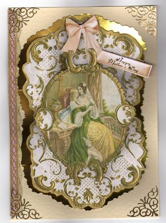 Beautiful Victorian Mother & Daughter Portrait, Lovely for Mother's Day by Kay Bowley