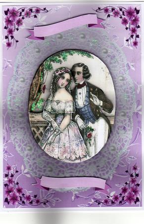 Beautiful Lady & Gentleman on Lacee by Kay Bowley