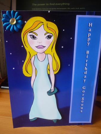 Happy Birthday Gorgeous Quick Card by Nicky Croft