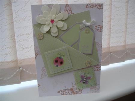 Little Bug Corner Card by Nicky Mason