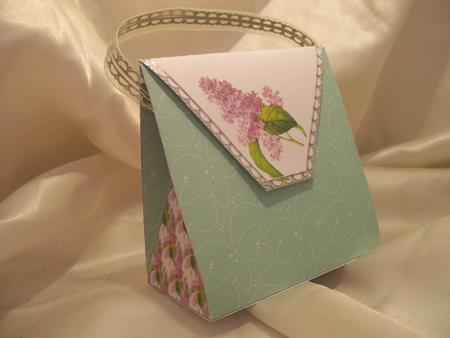 Lilac Handbag by Nicky Mason