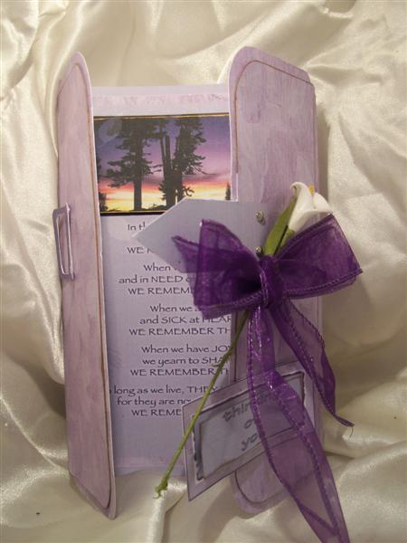 We Remember - buckle Gatefold Kit by Nicky Mason