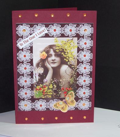 Flower Garden Goddess Pyramid Card Everlasting Love by Nikki Bevan