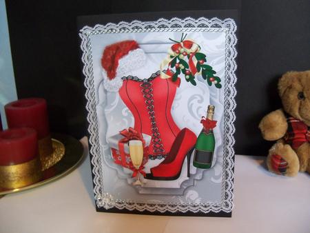 Go Girl! Time to Party! It's Christmas Time A4 by Nikki Bevan