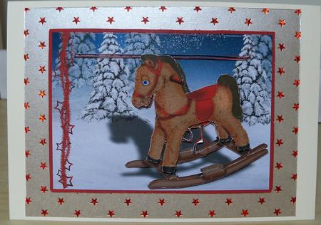 Christmas Rockinghorse by Nikki Bevan