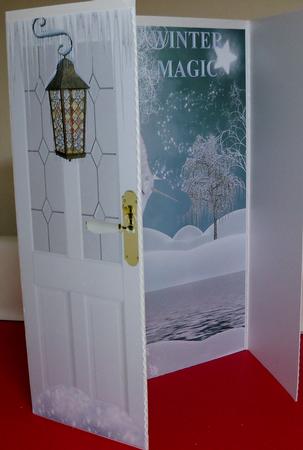 Winter Magic, a Beautiful White Unicorn Gatefold by Nikki Bevan