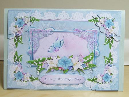 Lilies, Lace & Butterfly by Nikki Bevan