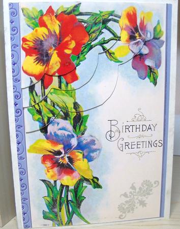 Vintage Pansies by Nikki Bevan