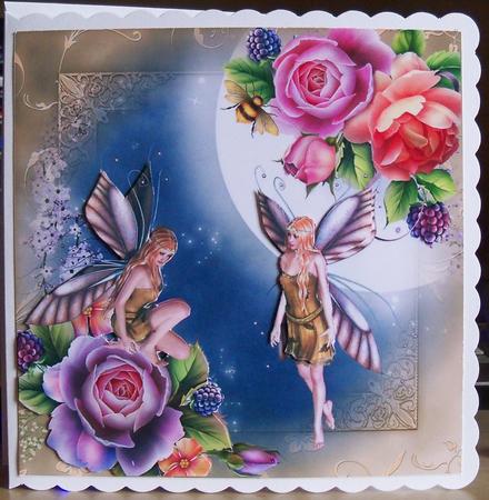 English Roses & Golden Fairies by Nikki Bevan