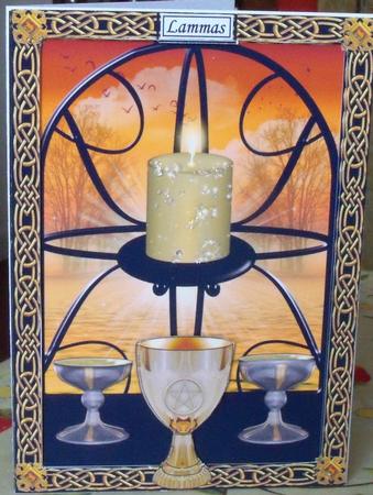 Lammas - Celtic - Gaelic Feast - A5 Card Topper by Nikki Bevan