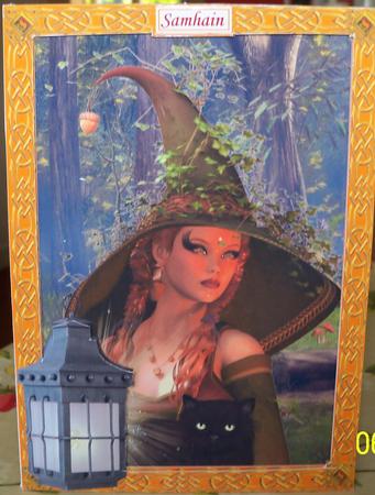Samhain - Halloween - A5 Card Topper by Nikki Bevan