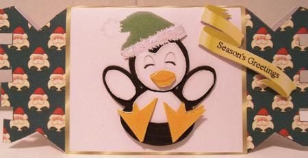 Penguine Christmas Cracker by Nicola Buckley-Feiven