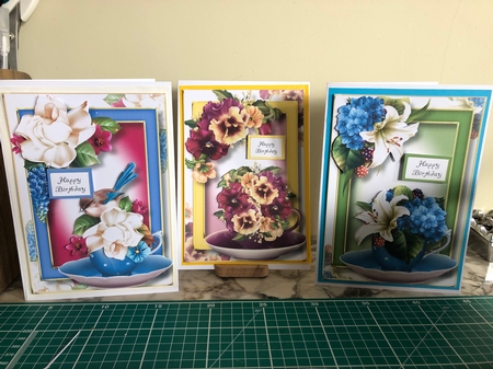 HUGE Teacup, Saucer & Flowers QUICK TOPPER Bumper Kit Featured Gallery Photo