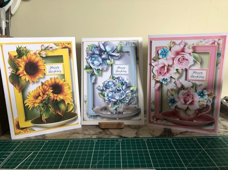 HUGE Teacup, Saucer & Flowers QUICK TOPPER Bumper Kit by Nicola Özdemir