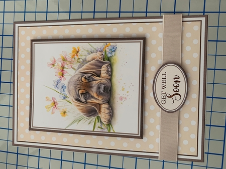 A5 Bloodhounds Kit - x6 A4 Sheets Can make at least 8 different cards by Niki Bailey