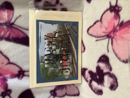 Steam Train - See Through Letter Card by Niki Bailey