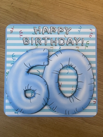BALLOONS AGE 60 by Niki Bailey