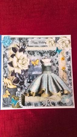Beautiful Vintage Style Lemon and Teal Dress Featured Gallery Photo