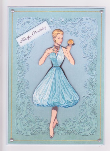 Retro Card Front by Norma Howgate