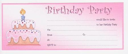 Party Invitations - Birthday Girl 2 by Norma Howgate