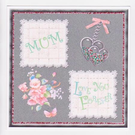 Mum Sister Best Friend Love You Forever Quick Card by Norma Howgate