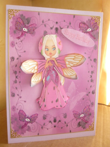 Pink A4 Fairy by Norma Howgate