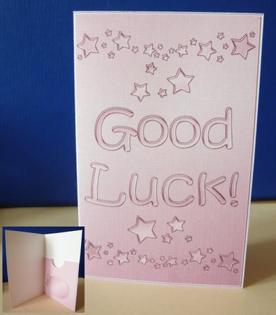 Good Luck Lottery Wallet Card by Norma Howgate