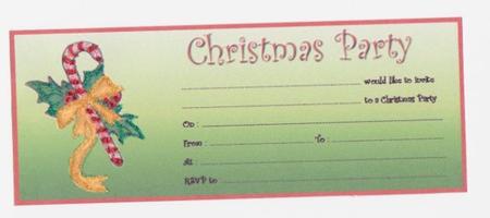 Party Invitations - Christmas 6 by Norma Howgate