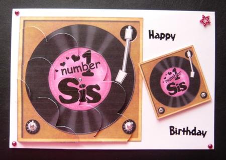 Number 1 Sis Record Shell Edged Corner side stacker by Norma Howgate