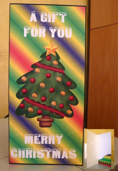 Voucher Card - Christmas Tree by Norma Howgate