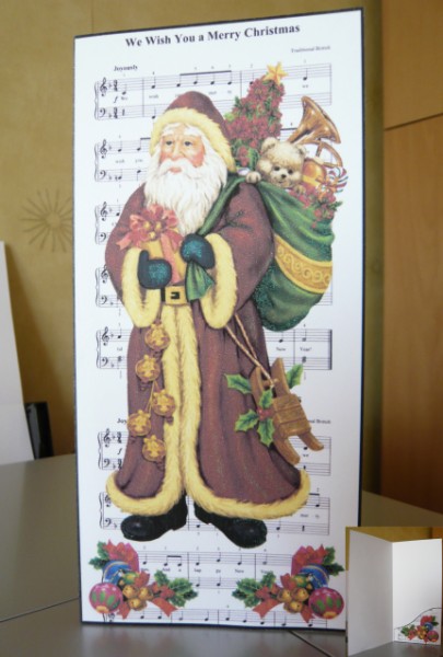 Voucher Card - Vintage Santa by Norma Howgate