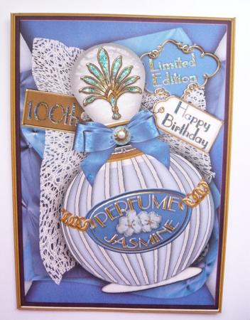 Jasmine Perfume 100th Birthday A4 Picture Sheet by Norma Howgate