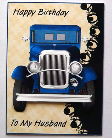 Old Blue Truck for Husband by Norma Howgate