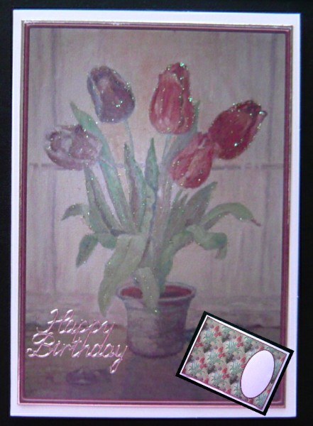 Vintage Flower - Print & Fold by Norma Howgate